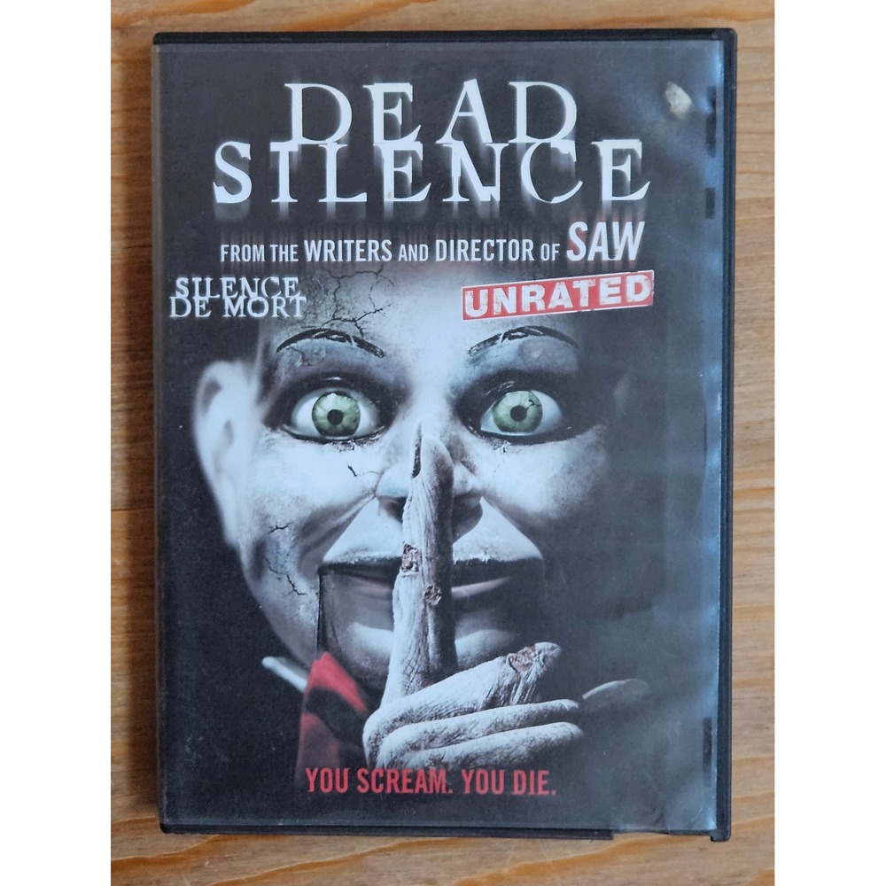 Dead Silence Unrated DVD 2007 Horror James Wan SAW Silence De Mort Blockbuster